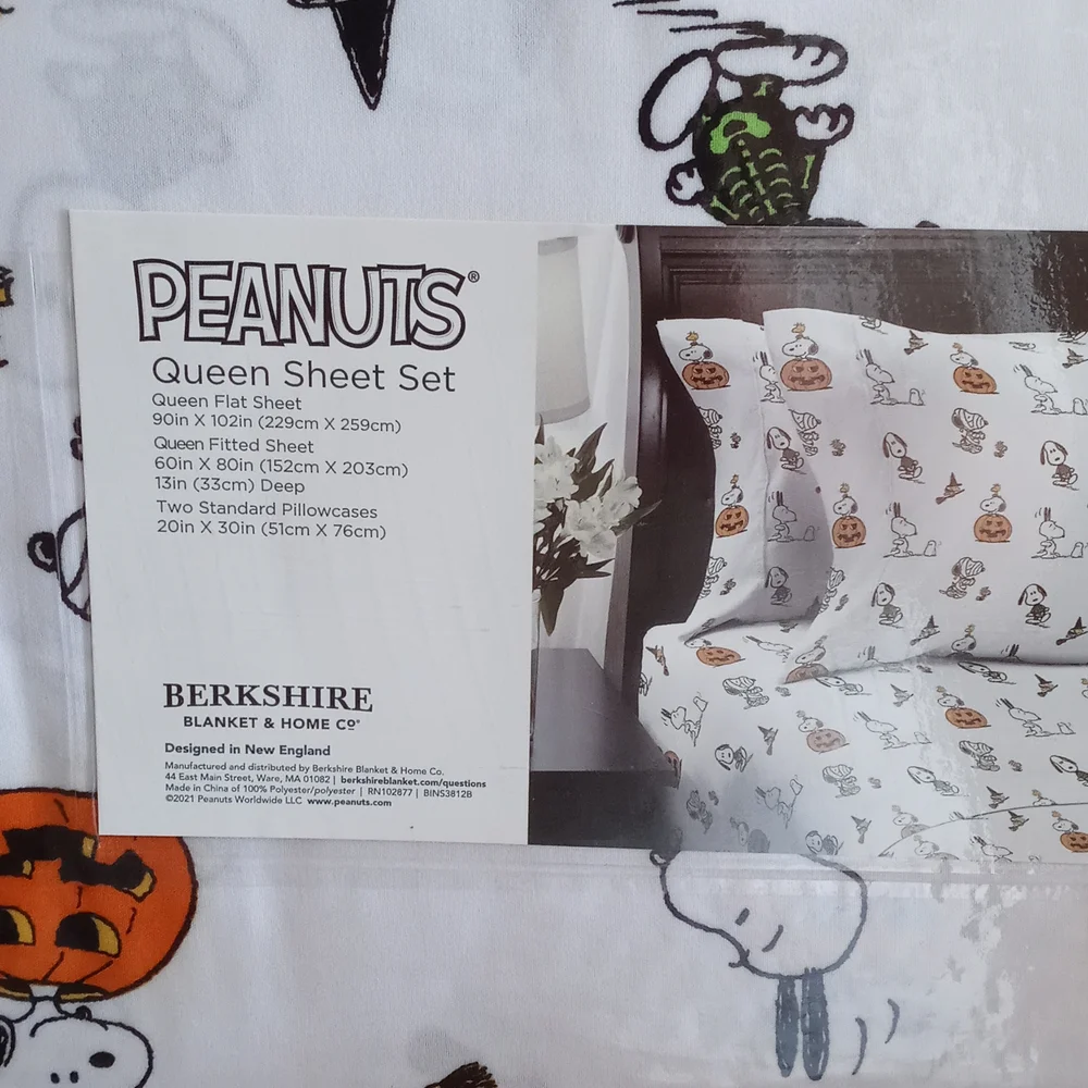 Snoopy Halloween sheets